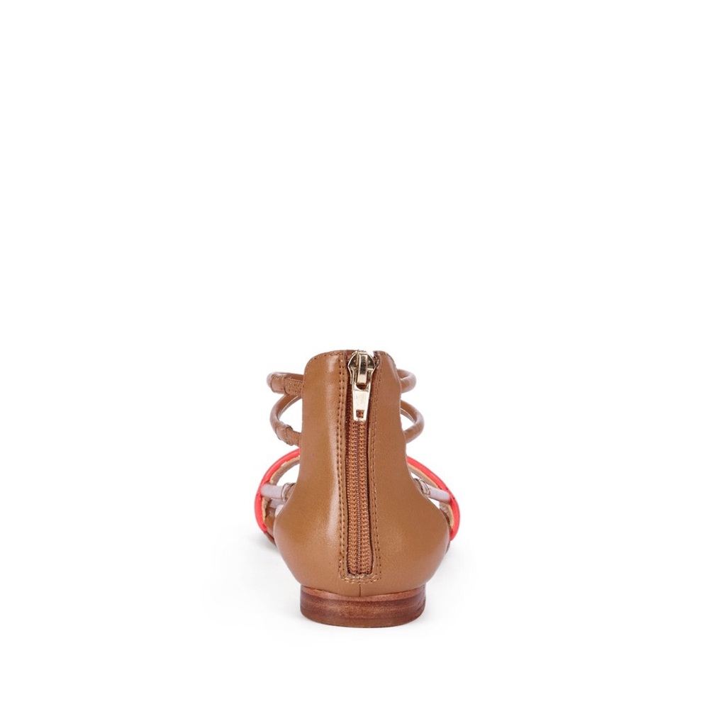 Colorblock Minimalist Huarache Ankle Strap Sandals - Picture 10 of 10